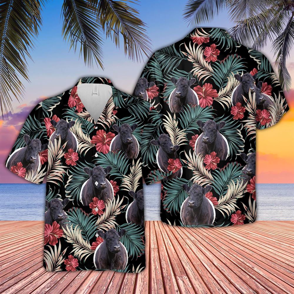 Farm_Hawaiian_Shirt_Belted_Galloway_Dark_Red_Flowers_Pattern_Hawaiian_Shirt_Cow_Hawaiian_Shirt_1_ohgwjr.jpg